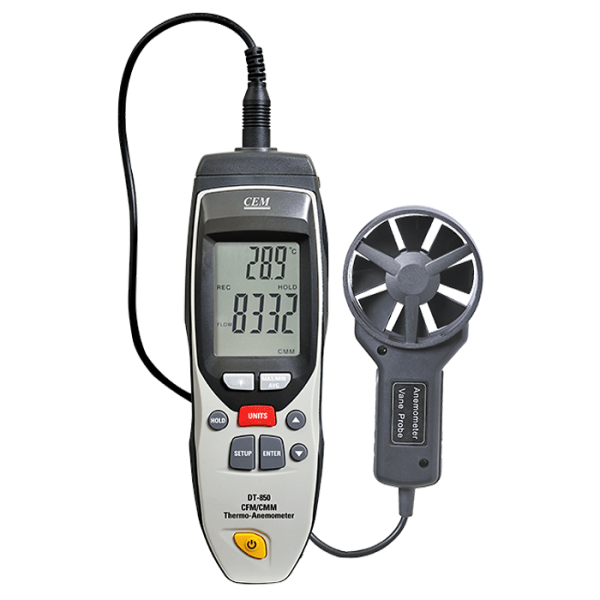 휴대용 풍속계 DT-850 바람개비형 베인 풍속측정기 ANEMOMETER