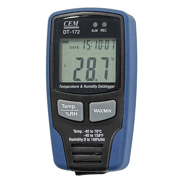 온습도 데이터로거 DT-172 온도/습도 기록계 측정기 DataLogger DT172 저장창고 온습도관리