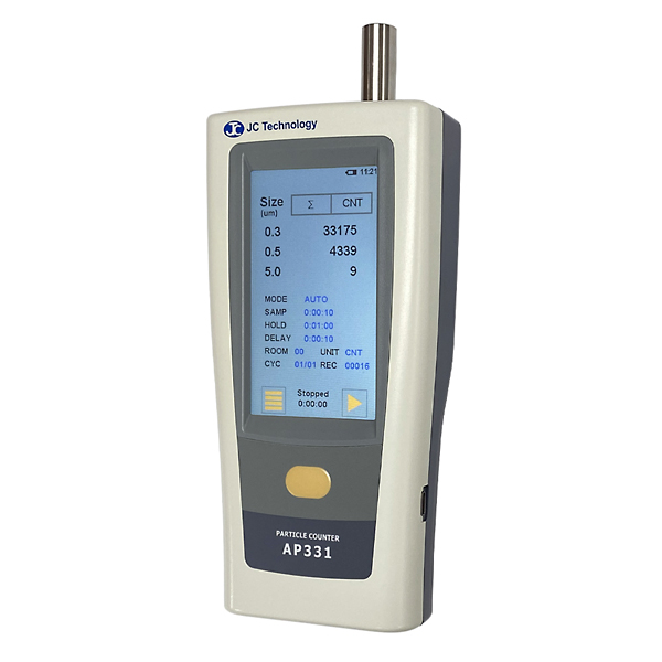 고정밀 파티클카운터 AP331 클린룸전용 파티클측정기 AP-331 ParticleCounter 터치스크린