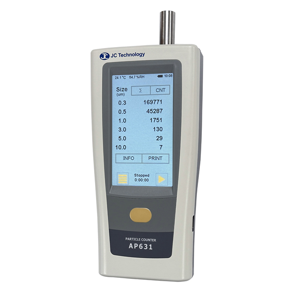 6채널 파티클카운터 AP631 클린룸전용 고정밀 파티클측정기 AP-631 ParticleCounter 터치스크린