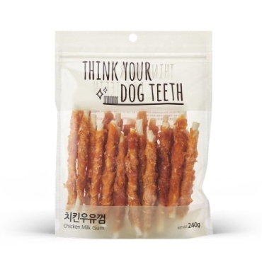 ThinkYourDogTeeth 치킨우유껌스틱(24p)