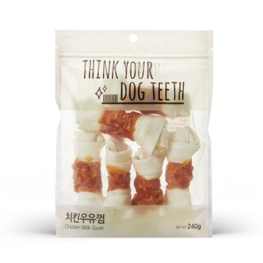 ThinkYourDogTeeth 치킨우유껌(6p)