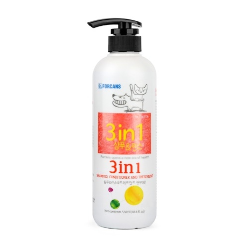 포비스 3in1(샴푸&린스)(550ml)