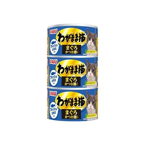 이나바 와가마마네코캔 참치가다랑어포(160g*3ea)[3IM-244]