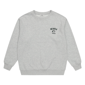 [에꼴리에] 남녀공용 가을이월 유니비글 맨투맨티(24C0406)