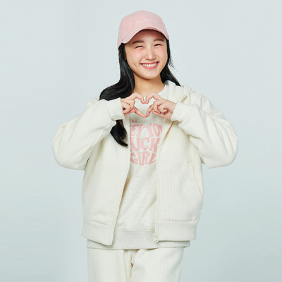 [소이] 여자 겨울이월 골지벨로아본딩후드점퍼(24W1753)