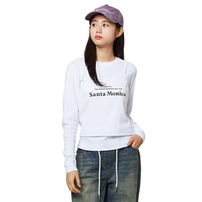 [소이] 여자 가을이월 조끼레이어드골지세트티(26S3461)