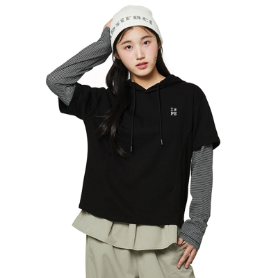 [소이] 여자 가을이월 레이어드슬림후드티(26S1452)