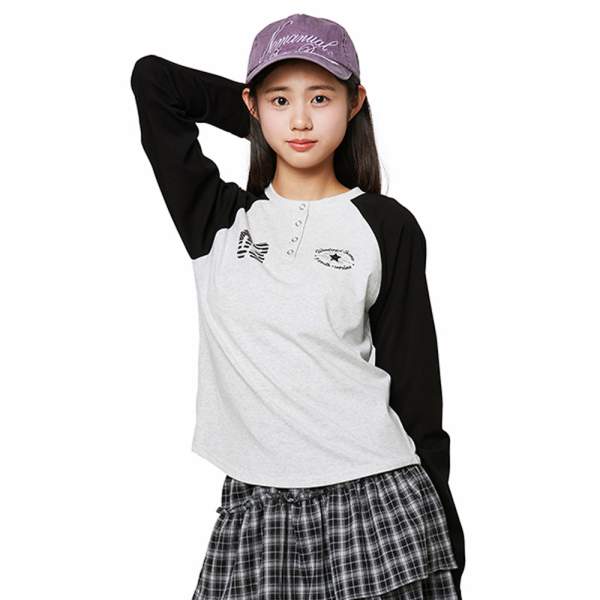 [소이] 여자 봄신상 래글런슬림티(26S3460)