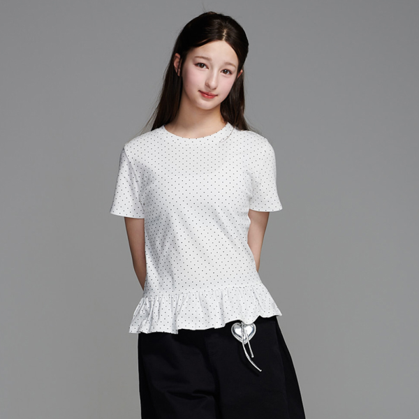 [에꼴리에] 여자 여름신상 3부 도트프릴티(26B5452)