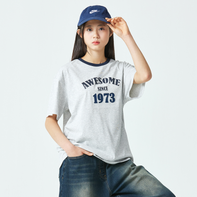 [소이] 여자 여름신상 5부데님아플리케티(26M1462)