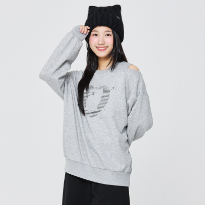 [소이] 여자 가을신상 어깨트임맨투맨티(26F0453)
