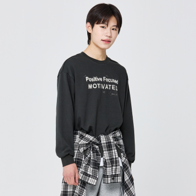 [소이] 남자 가을신상 빈티지레이어드맨투맨티(26F0405)