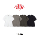 [ DANTON ] 단톤 플레인 숏슬리브 포켓 티셔츠