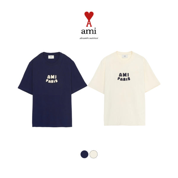 [ AMI ] 아미 PARIS 패치 반팔