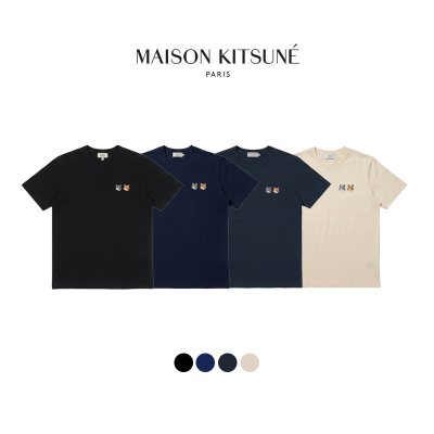 [ MAISON KITSUNE ] 메종키츠네 더블 폭스헤드 반팔