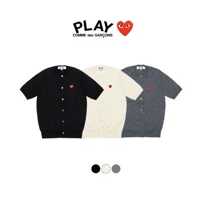 [ COMME DES GARCONS ] 꼼데가르송 반팔 가디건