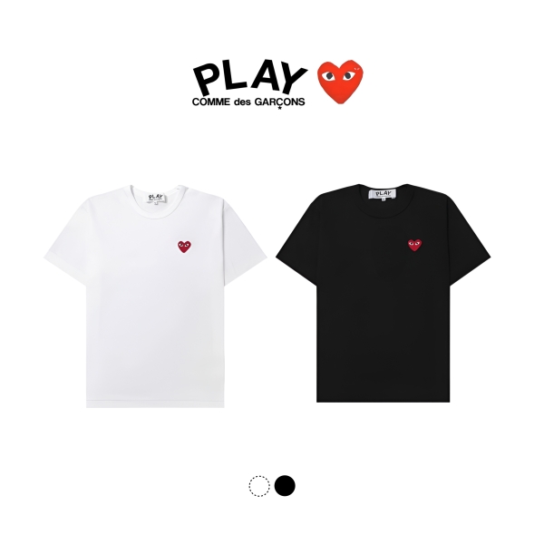 [ COMME DES GARCONS ] 꼼데가르송 레드와펜 반팔