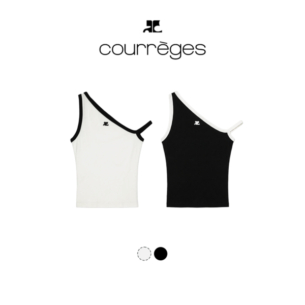 [ COURREGES ] 꾸레쥬 트리밍 탱크탑