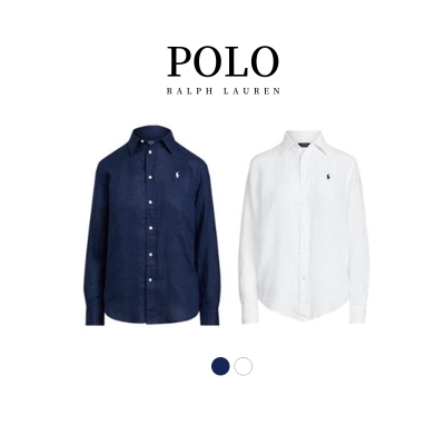[ POLO ] 폴로 릴렉스핏 여성 린넨 셔츠