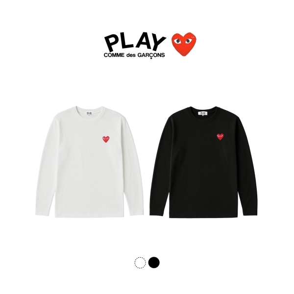 [ COMME DES GARCONS ] 꼼데가르송 레드와펜 롱슬리브