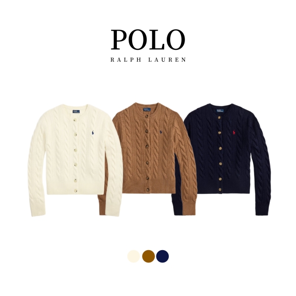 [ POLO ] 폴로 여성 울 캐시미어 가디건