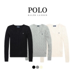 [ POLO ] 폴로 여성 브이넥 긴팔니트