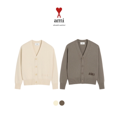 [ AMI ] 아미 크로셰 가디건