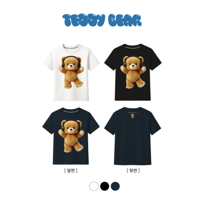 [ TEDDY BEAR ] 테디베어 헤드폰 반팔