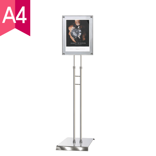 (단종) 고급형 자석부착식 포스터스탠드 SSMP-01Q(A4) <BR>POP 스탠드 회전형 메뉴판 거치대 안내판 A1 A2 A3 A4