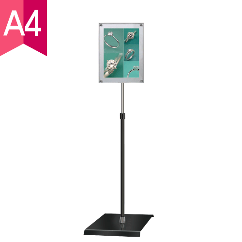 자석부착식 포스터스탠드 SMMP-A4QB <BR>POP 스탠드 회전형 메뉴판 거치대 안내판 A1 A2 A3 A4