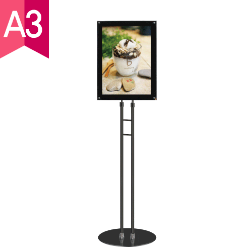 자석부착식 포스터스탠드 MMP-A3SB <BR>POP 스탠드 회전형 메뉴판 거치대 안내판 A1 A2 A3 A4