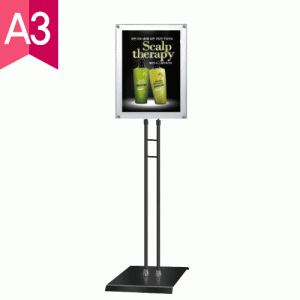 자석부착식 포스터스탠드 SMMP-A3SQB <BR>POP 스탠드 회전형 메뉴판 거치대 안내판 A1 A2 A3 A4