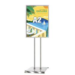 개폐식 포스터스탠드 GP-A2Q <BR>POP 액자 스탠드 회전형 메뉴판 거치대 안내판 A1 A2 A3 A4