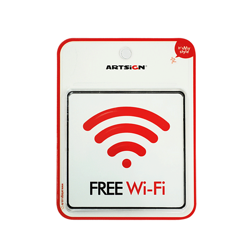 9416 FREE Wi-Fi <BR>안내 표지판 문구 표시 안내문 와이파이