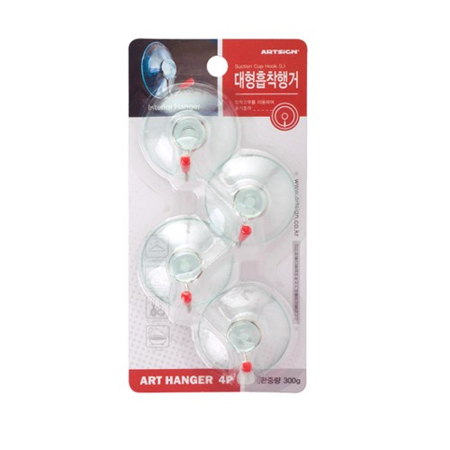 대형흡착행거 5693 <BR>부착형 마스크걸이 모자 벨트 수건 걸이 도어 후크 훅 아트사인 흡착행거