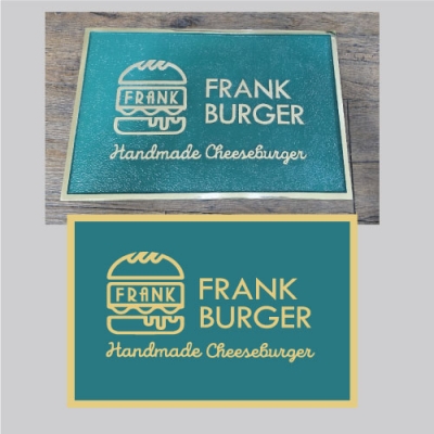 프랭크버거 주물현판 결재페이지