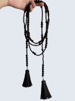 beaded long taster necklace