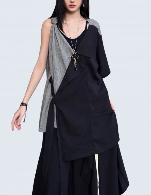 Mixed Color Multi-Layered  T-shirt