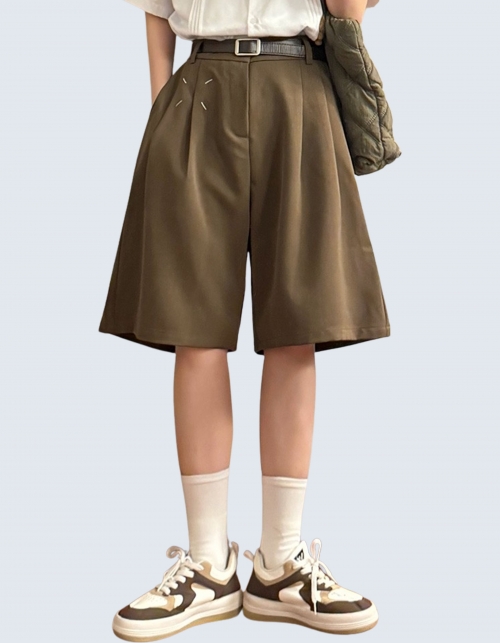 Side Stitch Simple Shorts