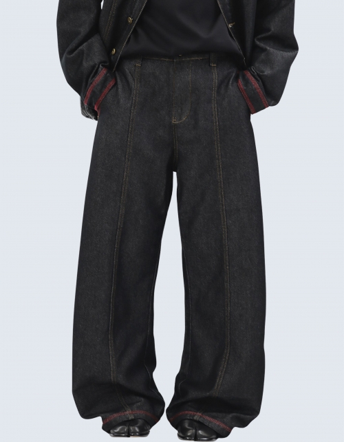 Redline retro wide leg denim pants