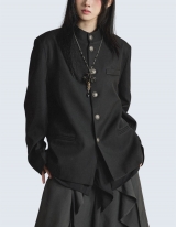 Retro Style Upcollar Jacket