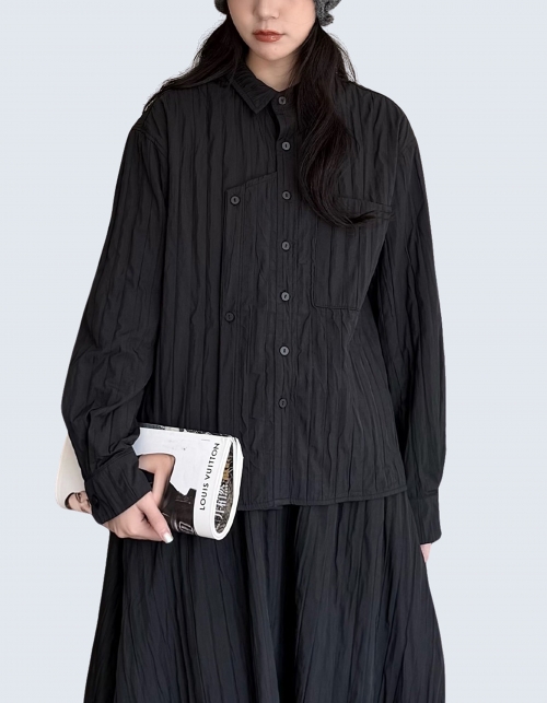 Delicate Stripe One Way Long Sleeve Shirt