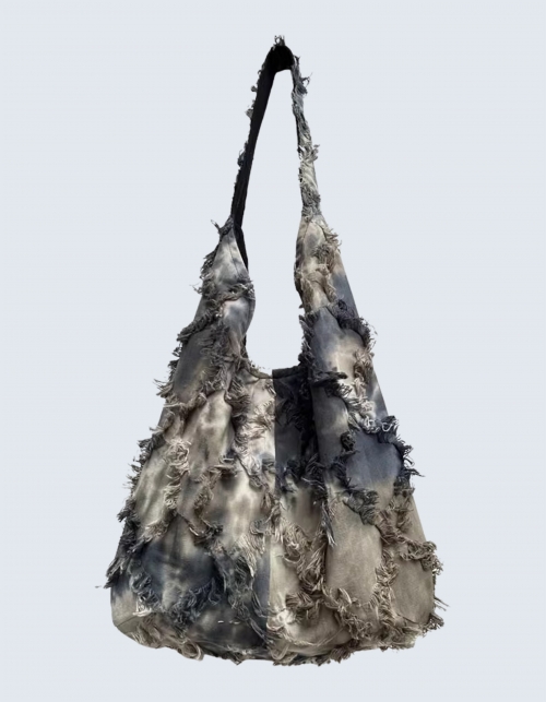 wasteland style tie-dye shoulder bag