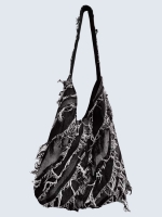 Denim Patchwork Canvas Bag