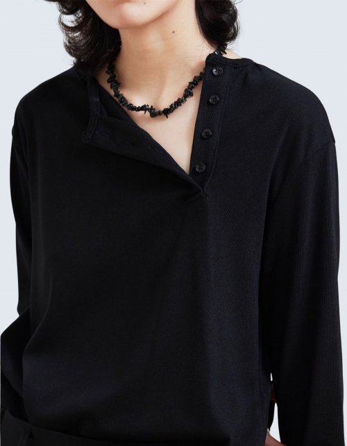 irregular colored gravel necklace