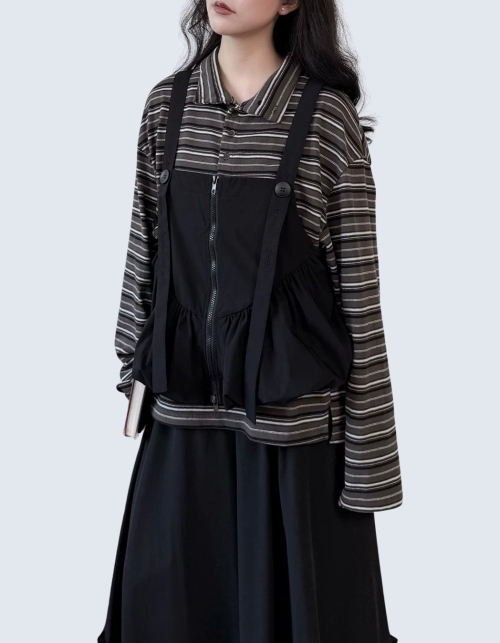 Zipper-Embellished Nichi Vest