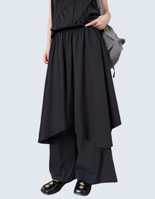 Student Two-Piece Wide Pants