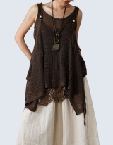Irregular Hem Knit Camisole