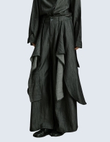 Setin Placket apron pants